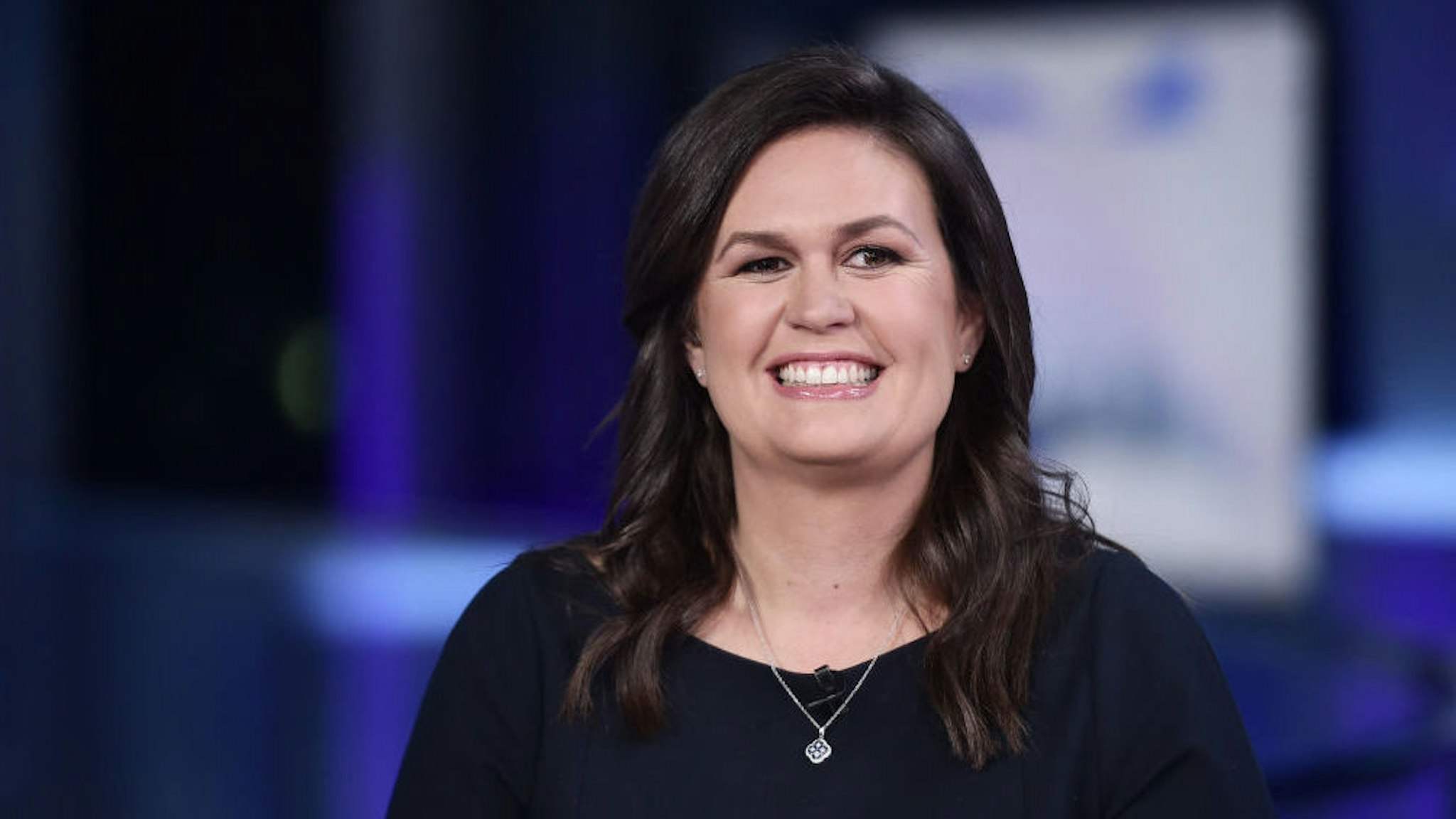 FOX News Contributor Sarah Huckabee Sanders visit "The Story with Martha MacCallum" on September 17, 2019 in New York City. (Photo by Steven Ferdman/Getty Images)