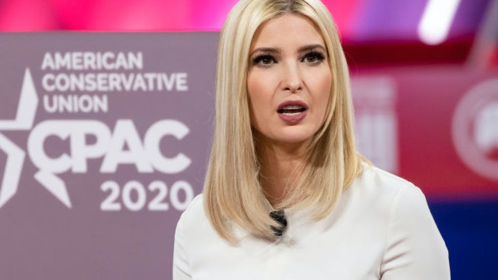 Ivanka Trump, daughter of and Senior Advisor to U.S. President Donald Trump, speaks at the Conservative Political Action Conference 2020 (CPAC) hosted by the American Conservative Union on February 28, 2020 in National Harbor, MD.
