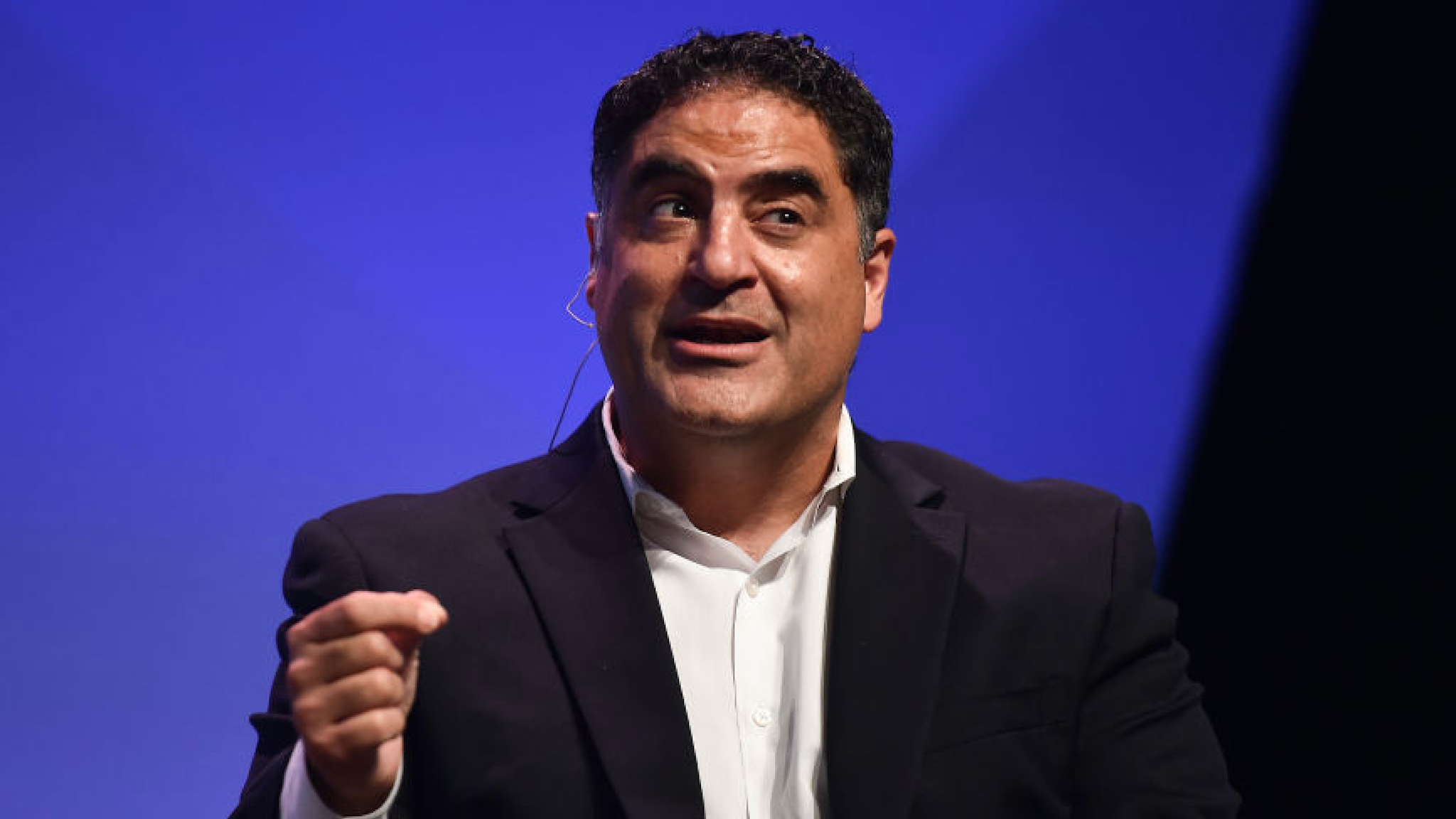 Cenk Uygur, The Young Turks on centre stage during day one of Collision 2018 at Ernest N. Morial Convention Center in New Orleans.