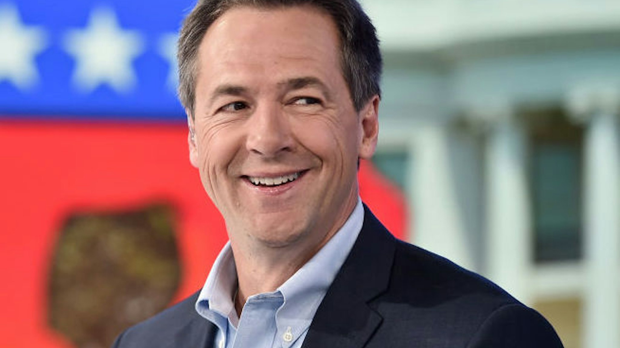 NEW YORK, NY - MAY 15: Governor of Montana and democratic presidential candidate Steve Bullock visits "The Daily Briefing" with Dana Perino at Fox News Channel Studios on May 15, 2019 in New York City.