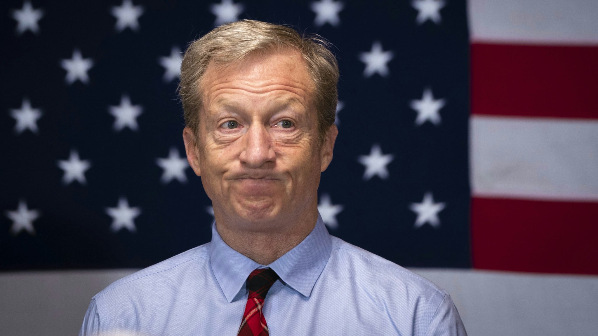 ORANGEBURG, SC - FEBRUARY 27: Democratic presidential candidate Tom Steyer at a town hall meeting on rural healthcare issues on February 27, 2020 in Orangeburg, South Carolina. South Carolina holds its Democratic presidential primary on Saturday, February 29.