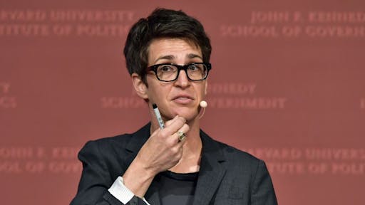 Rachel Maddow Speaks At Harvard Rachel Maddow speaks at the Harvard University John F. Kennedy Jr. Forum in a program titled "Perspectives on National Security" moderated by Rachel Maddow on October 16, 2017 in Cambridge, Massachusetts. (Photo by
