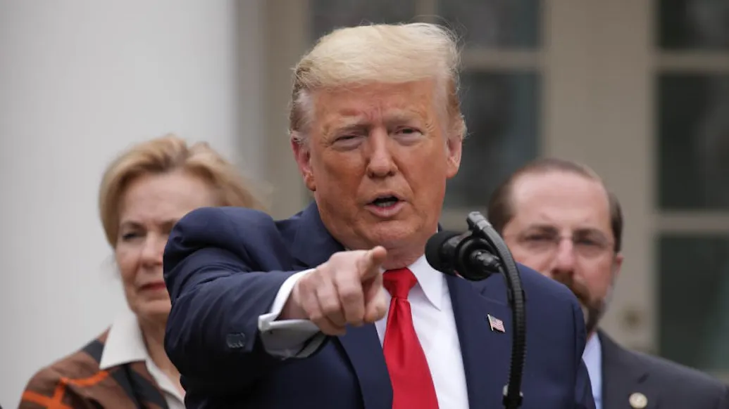 Trump Takes Coronavirus Test