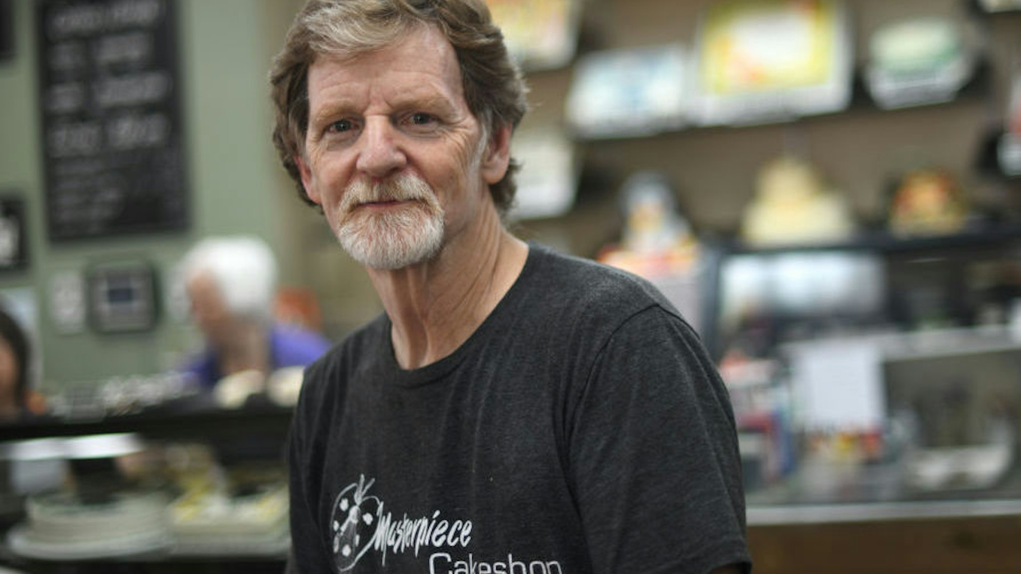 Baker Jack Phillips, owner of Masterpiece Cakeshop, manages his shop in Lakewood, Colo. August 15, 2018.