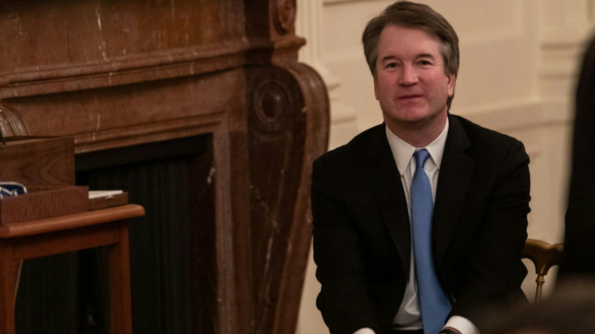 U.S. Supreme Court Associate Justice Brett Kavanaugh attends the Presidential Medal of Freedom ceremony in the East Room of the White House in Washington, D.C., on Friday, Nov. 16, 2018.