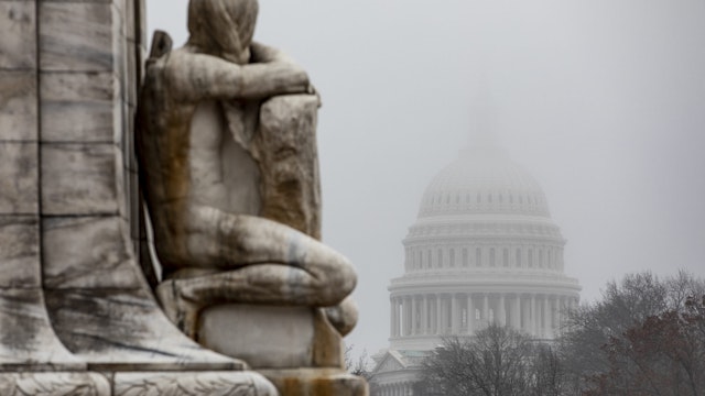 WASHINGTON, DC - DECEMBER 17: A dense fog settles over the U.S. Capitol on December 17, 2019 in Washington, DC. The House Rules Committee is holding a full committee hearing to set guidelines for the upcoming vote in the House of Representatives on the two articles of impeachment against U.S. President Donald Trump. (Photo by Samuel Corum/Getty Images)