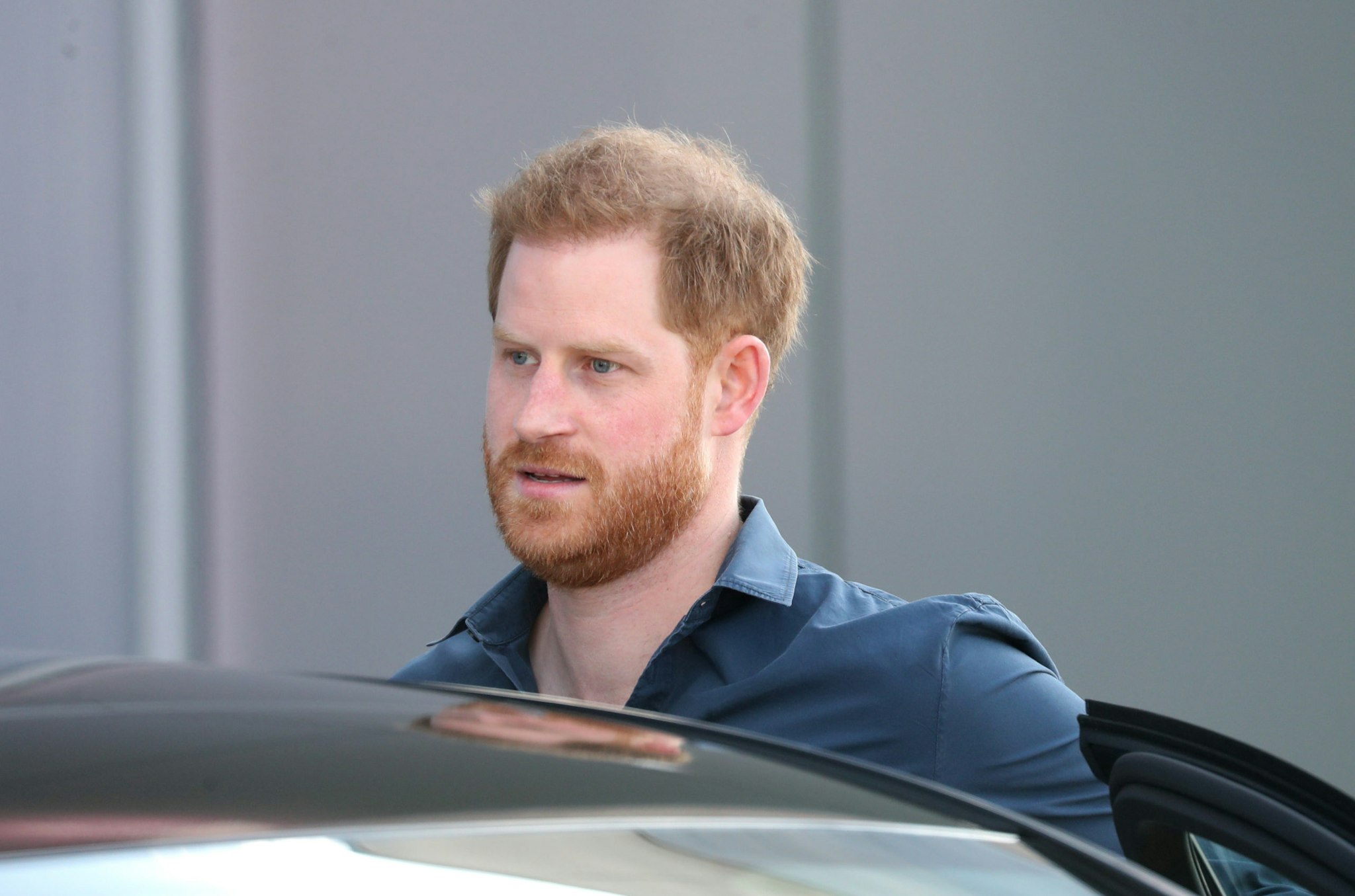NORTHAMPTON, ENGLAND - MARCH 06: Prince Harry, Duke of Sussex arrives to officially open The Silverstone Experience at Silverstone on March 06, 2020 in Northampton, England. (Photo by Chris Jackson/Getty Images)