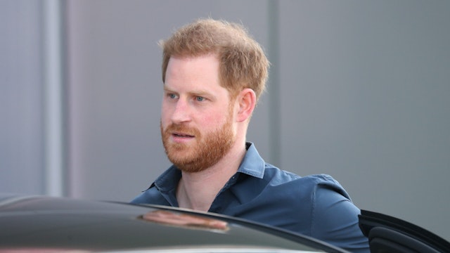NORTHAMPTON, ENGLAND - MARCH 06: Prince Harry, Duke of Sussex arrives to officially open The Silverstone Experience at Silverstone on March 06, 2020 in Northampton, England. (Photo by Chris Jackson/Getty Images)