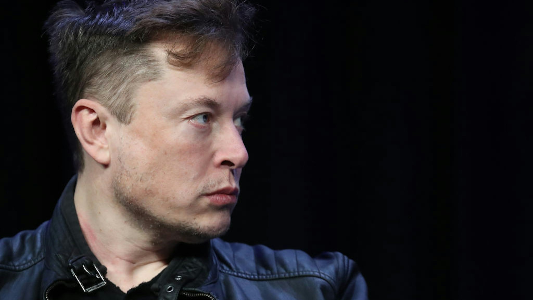 Elon Musk, founder and chief engineer of SpaceX speaks at the 2020 Satellite Conference and Exhibition March 9, 2020 in Washington, DC.