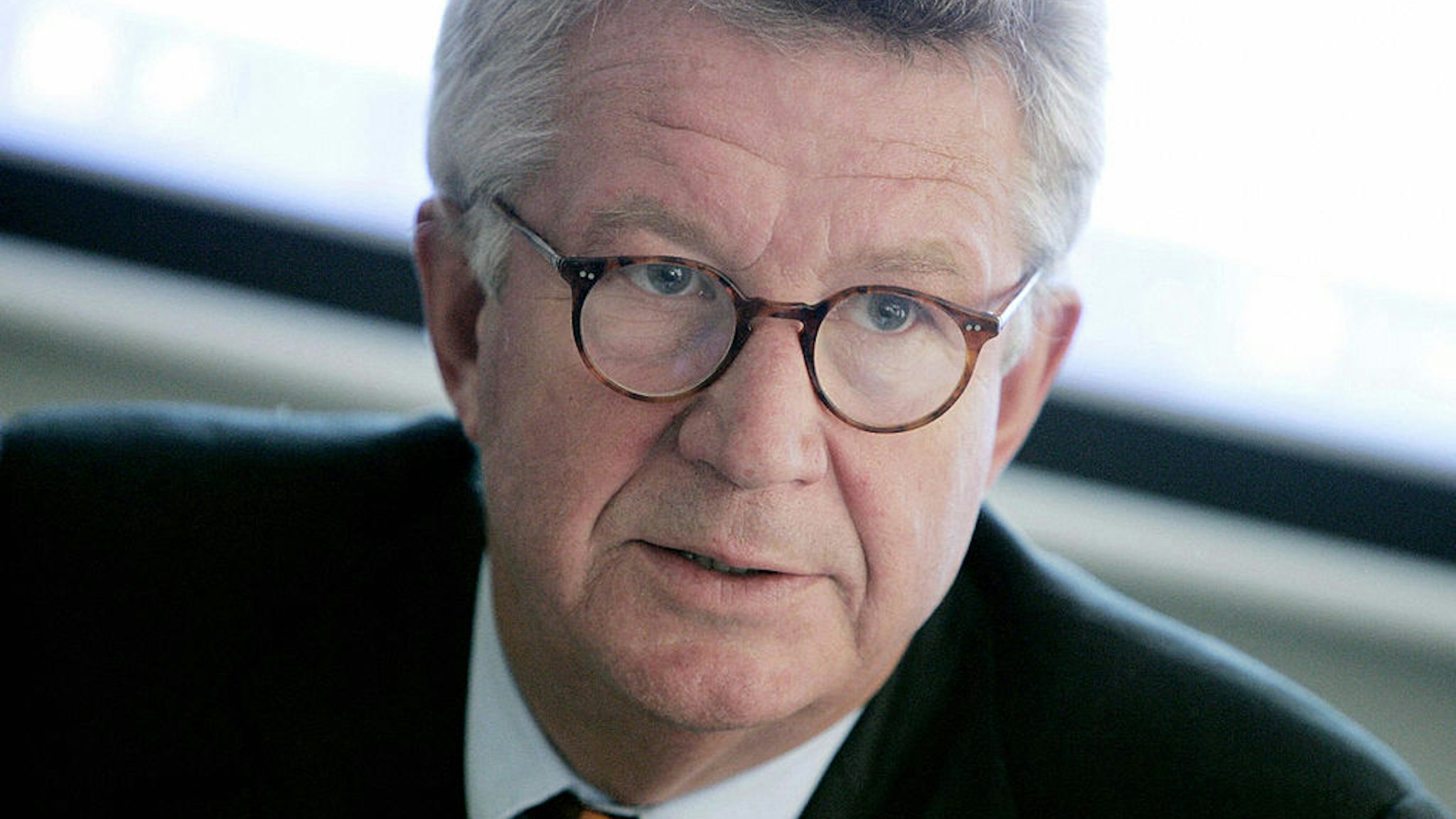 Picture released 18 November 2007 shows Professor Johan Giesecke, Chief Scientist at the European Centre for Disease Prevention and Control (ECDC) answering questions during a press conference in Stockholm.