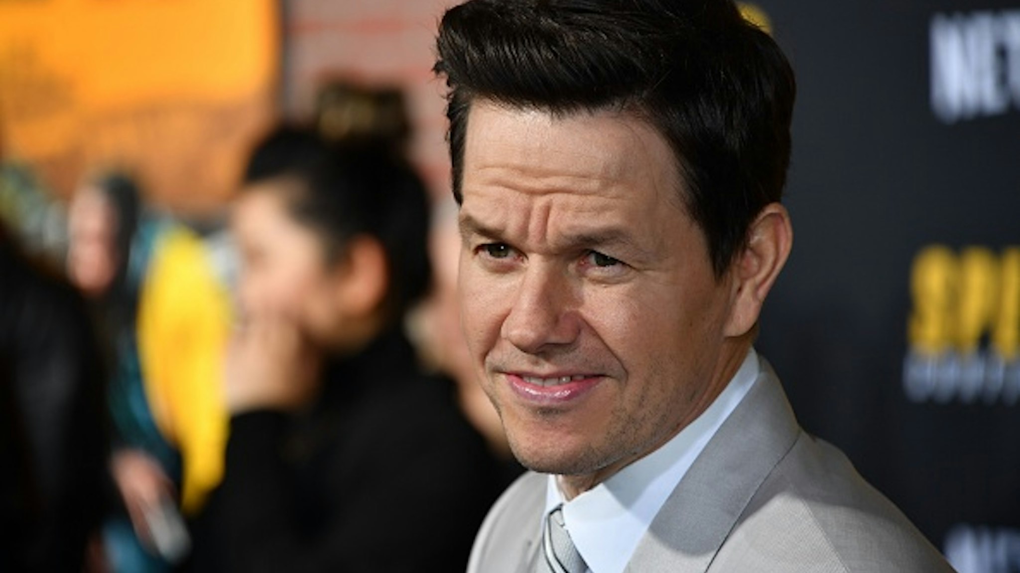 US actor Mark Wahlberg arrives for the premiere of Netflix's "Spenser Confidential" at Regency Village Theatre in Westwood, California, on February 27, 2020.