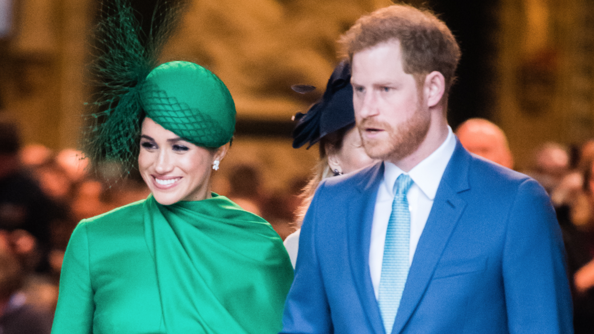Prince Harry, Duhcess of Sussex and Meghan, Duchess of Sussex attend the Commonwealth Day Service 2020 on March 09, 2020 in London, England.