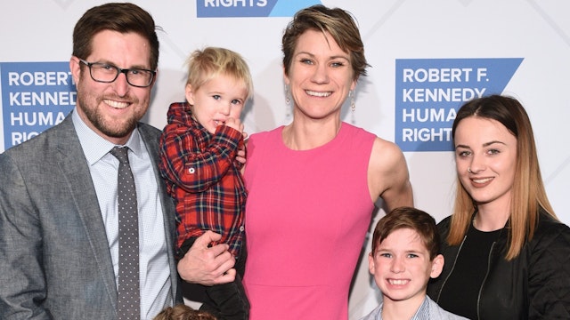 NEW YORK, NEW YORK - DECEMBER 12: David McKean, Maeve Kennedy Townsend Mckean and family attend the Robert F. Kennedy Human Rights Hosts 2019 Ripple Of Hope Gala &amp; Auction In NYC on December 12, 2019 in New York City. (Photo by