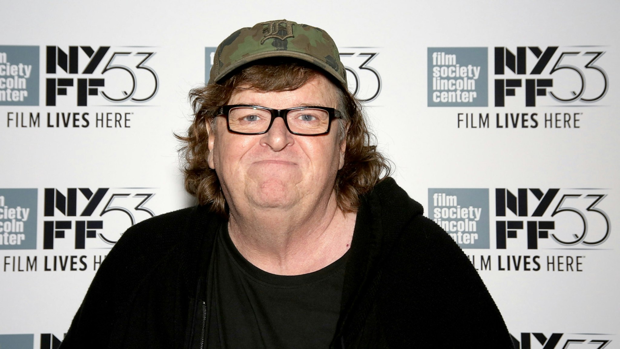 Director Michael Moore speaks at the 53rd New York Film Festival - Directors Dialogue: Michael Moore at Elinor Bunin Munroe Film Center on October 4, 2015 in New York City.