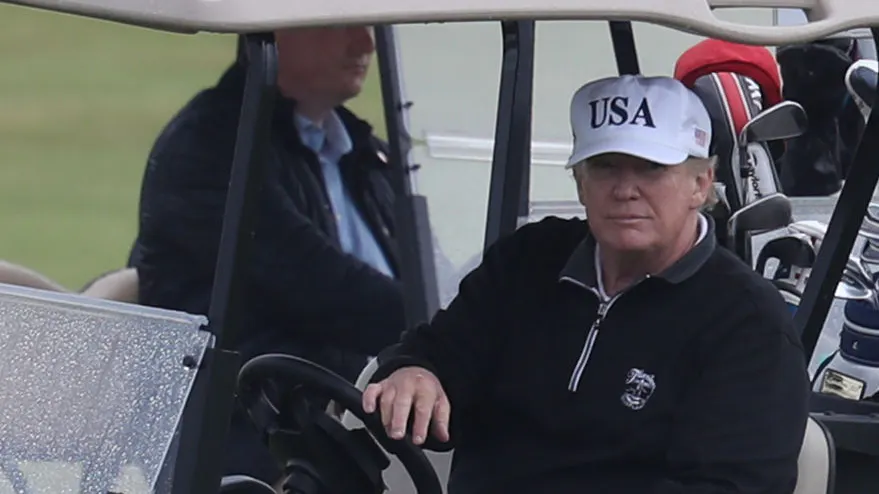 Biden Shames Trump For Golfing; Trump Swings Back: He Left Out Some Key Facts