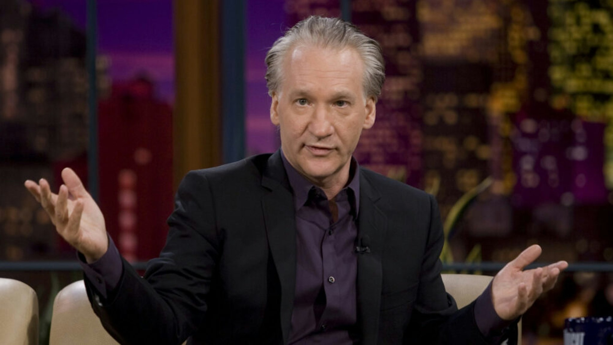 Television personality Bill Maher during an interview on October 7, 2008.