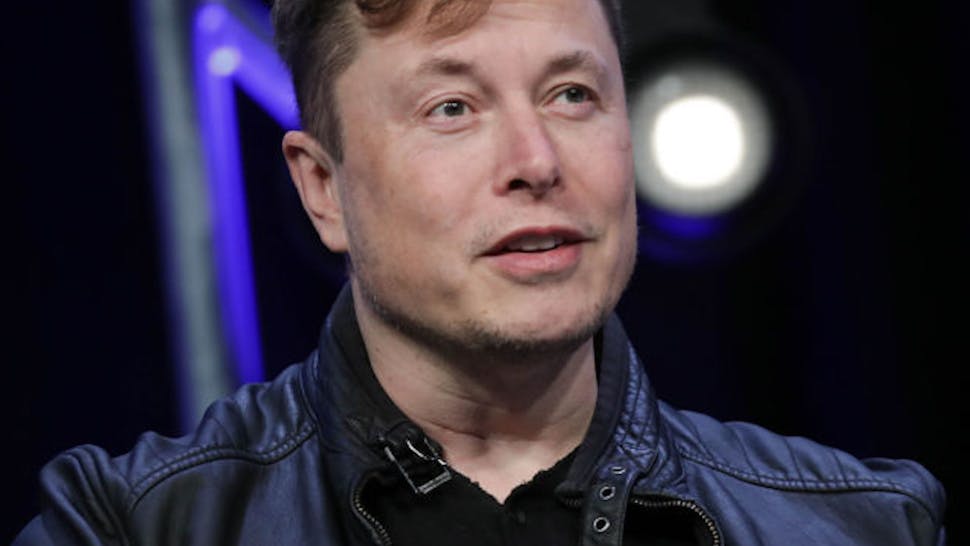 Elon Musk attends SATELLITE 2020 conference Musk