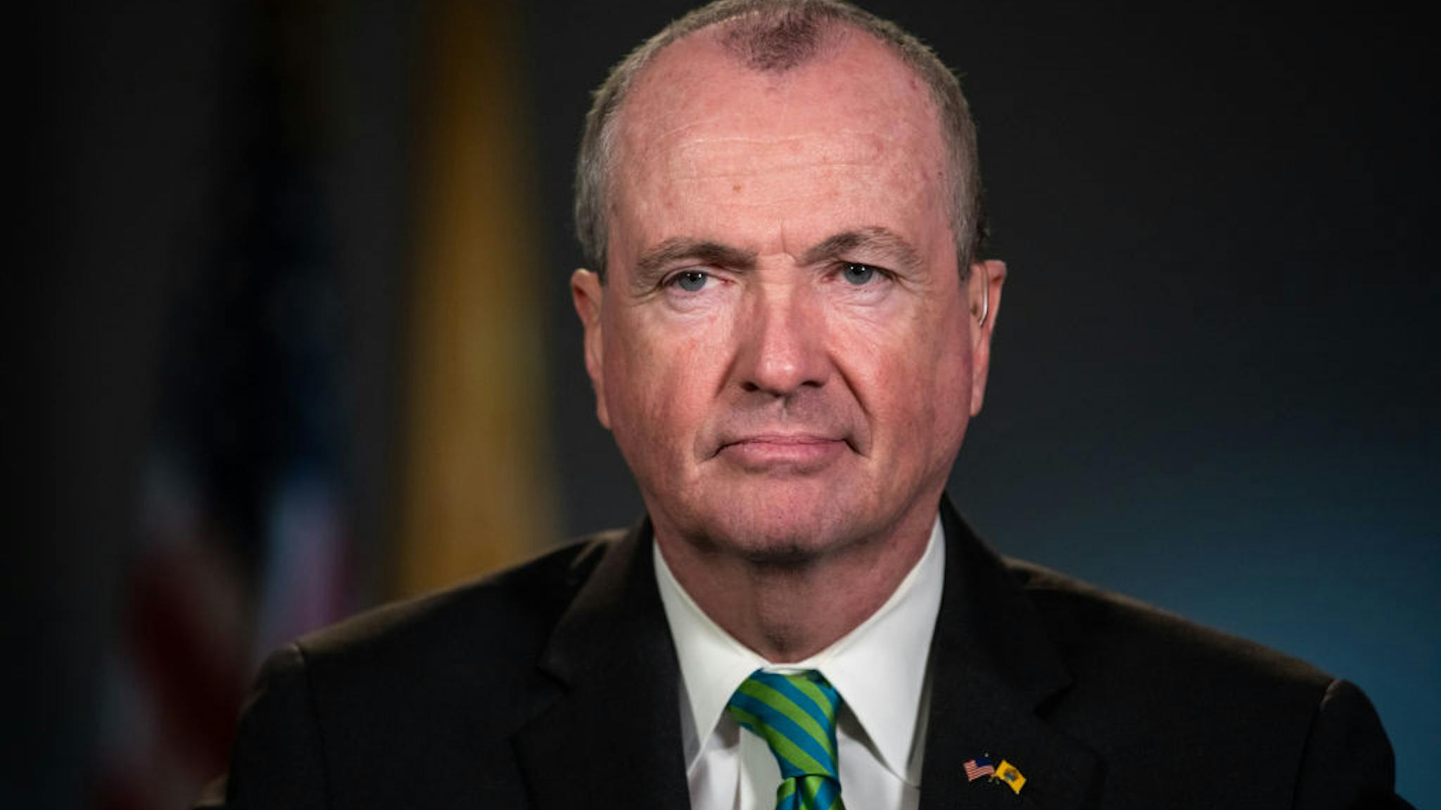 Phil Murphy Phil Murphy, Governor of New Jersey, listens during a Bloomberg Television interview in Newark, New Jersey, U.S., on Friday, March 8, 2019.