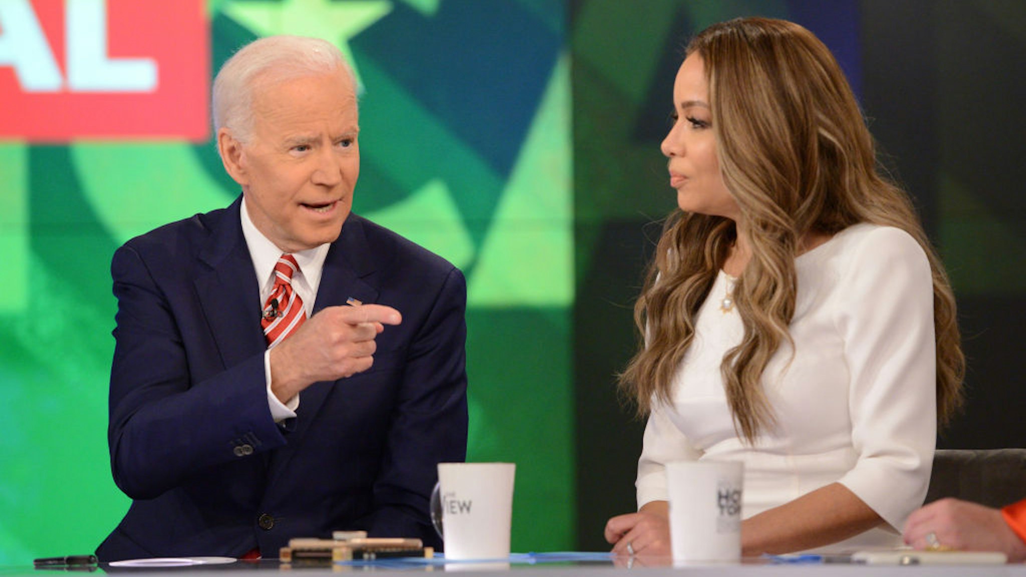 Joe Biden appears on Walt Disney Television via Getty Images's "The View" today, Friday, April 26, 2019.