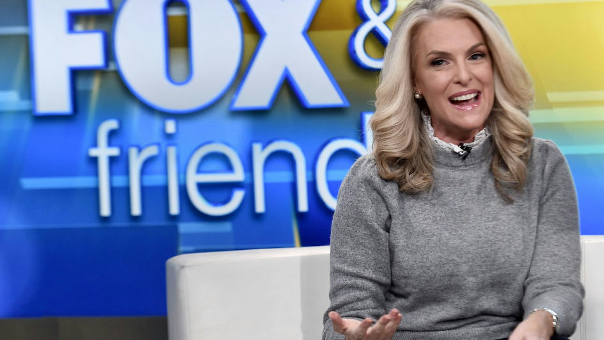 Janice Dean presents on "Fox & Friends" at Fox News Channel Studios on November 04, 2019 in New York City.