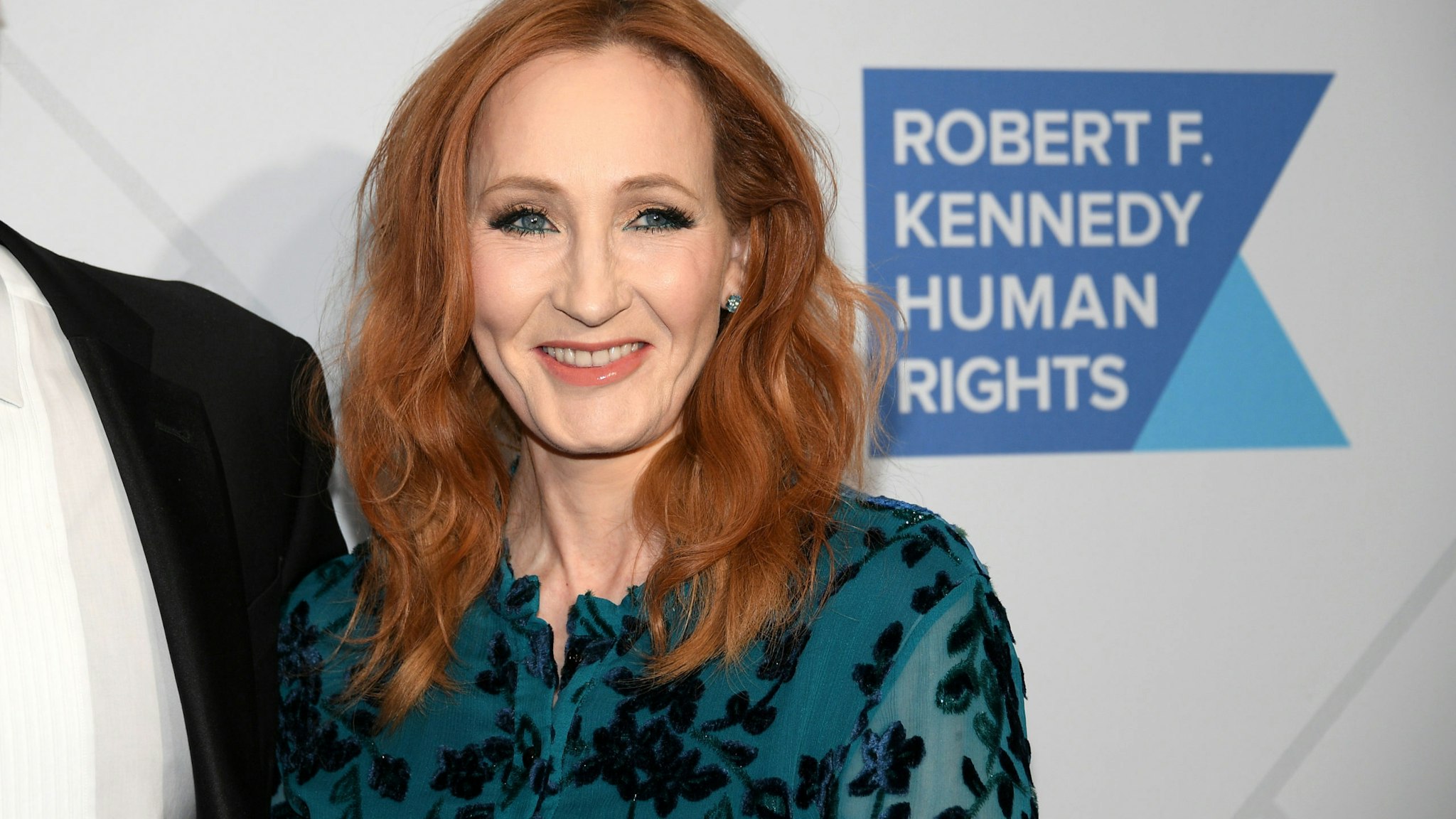 NEW YORK, NEW YORK - DECEMBER 12: Author J.K. Rowling arrives at the RFK Ripple of Hope Awards at New York Hilton Midtown on December 12, 2019 in New York City. (Photo by Dia Dipasupil/Getty Images)