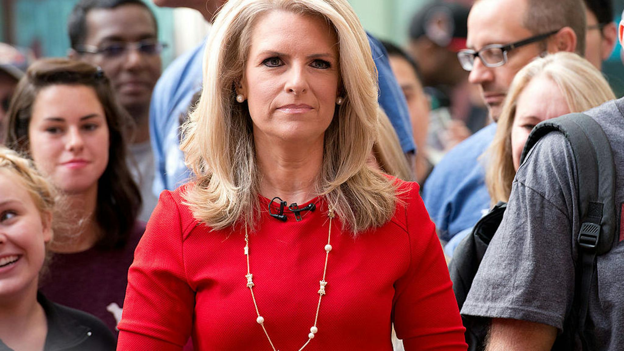 Janice Dean Host Janice Dean attends "FOX & Friends" All American Concert Series outside of FOX Studios on August 29, 2014 in New York City.