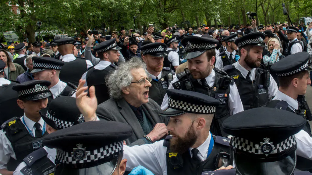 Jeremy Corbyn’s Older Brother Arrested At Anti-Lockdown Protest In London