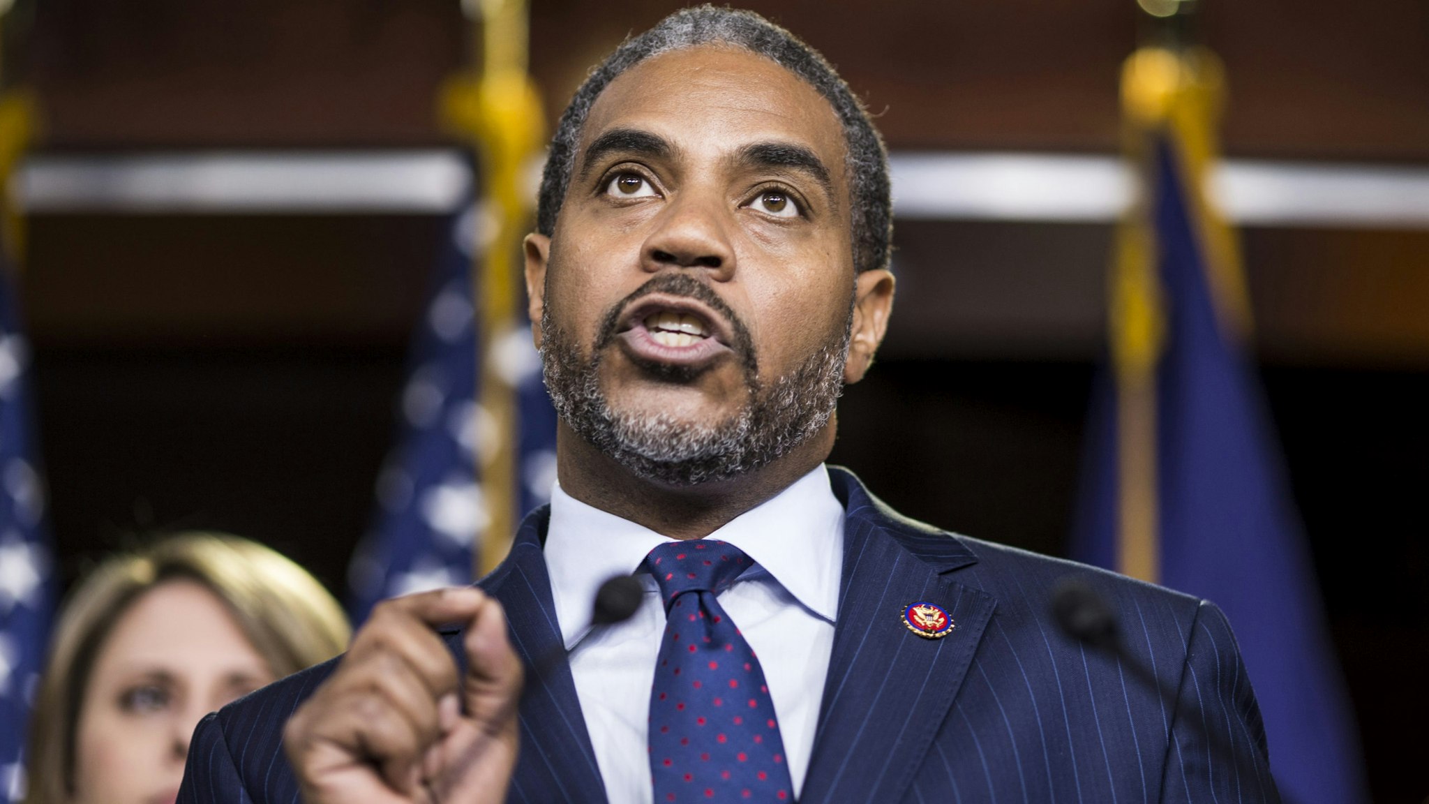 WASHINGTON, DC - APRIL 09: Rep. Steven Horsford (D-NV) speaks during a news conference on April 9, 2019 in Washington, DC. House Democrats unveiled new letters to the Attorney General, HHS Secretary, and the White House demanding the production of documents related to Americans health care in the Texas v. United States lawsuit.