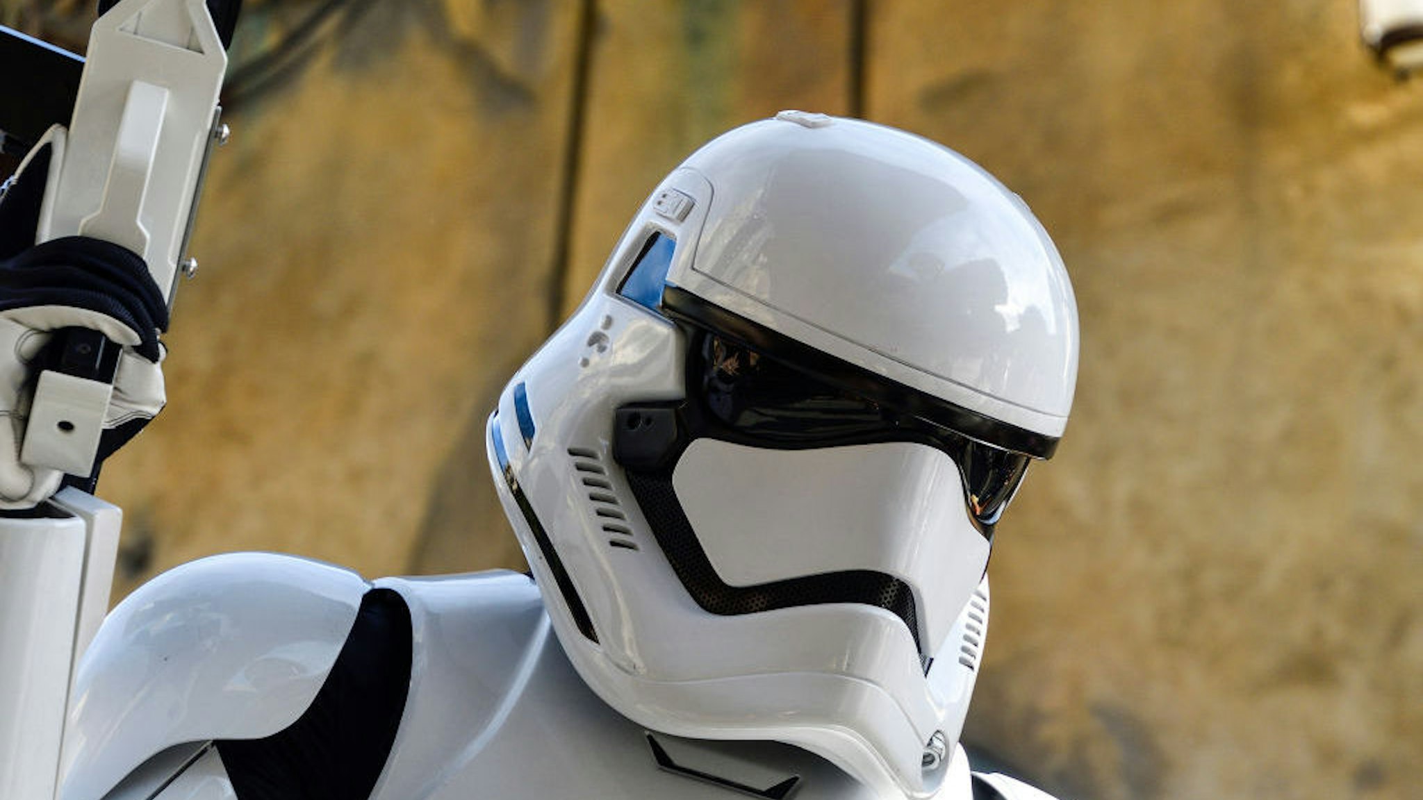 A stormtrooper at Star Wars: Galaxy"u2019s Edge inside Disneyland in Anaheim, CA, on Tuesday, Jan 7, 2020. (Photo by Jeff Gritchen, Orange County Register/SCNG)