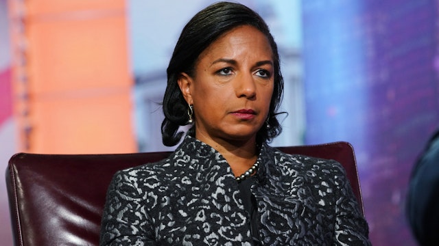 Susan Rice, former U.S. national security advisor, listens during a Bloomberg Television interview in New York, U.S., on Tuesday, Oct. 8, 2019. Rice discussed her book "Tough Love."