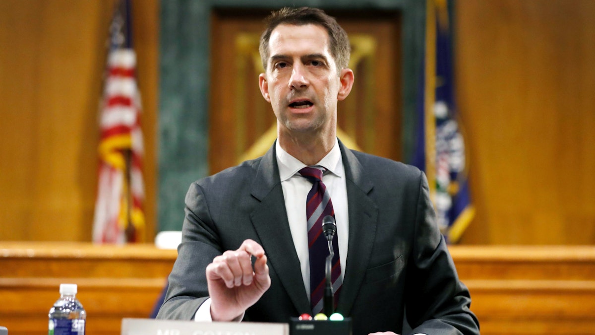 'Let's Have The Vote': Cotton Throws Down Gauntlet To Bernie, Dem Senators On Israel