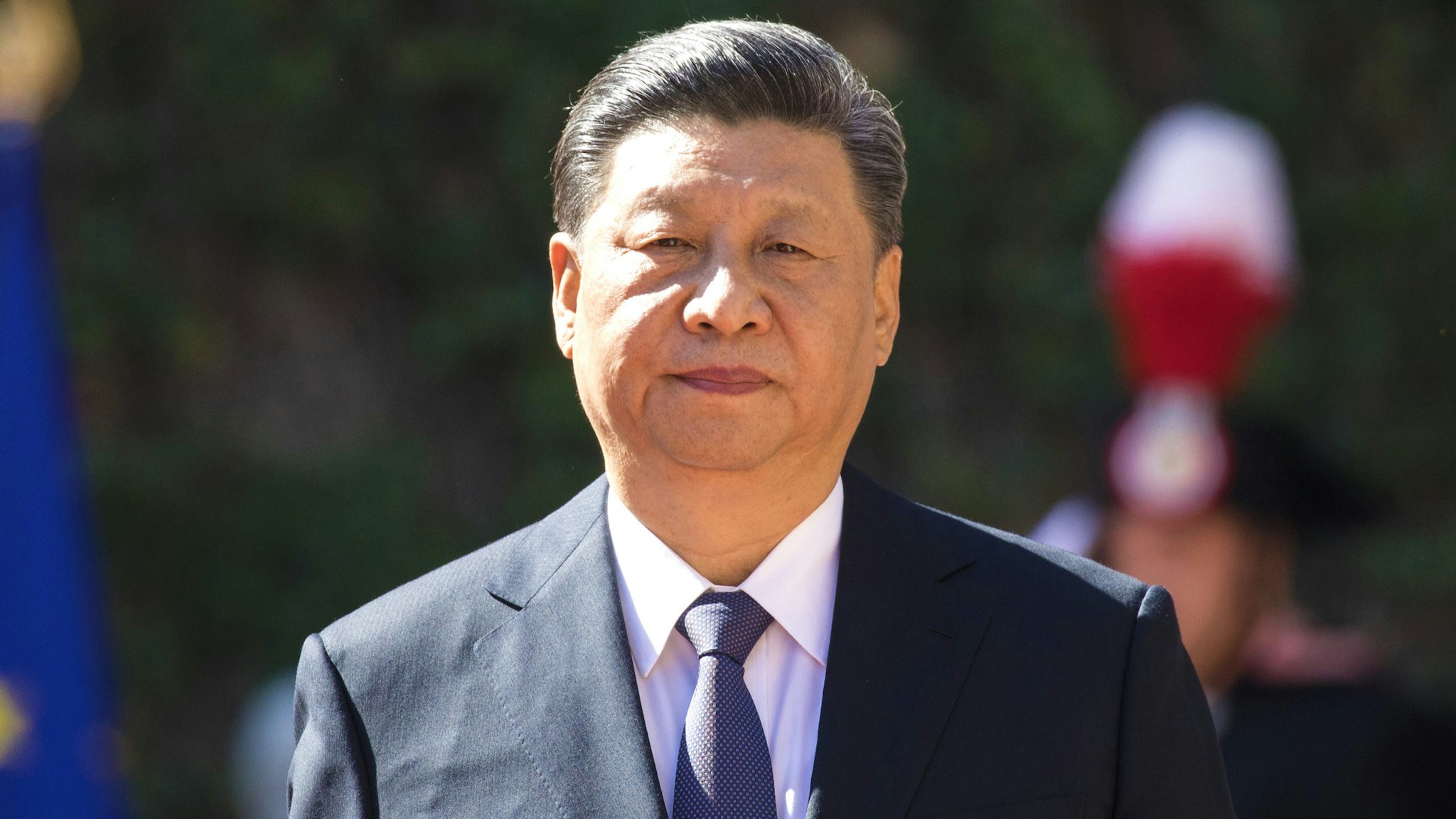 Xi Jinping, China's president, arrives for the signing of the memorandum of understanding on China's Belt and Road Initiative with Giuseppe Conte, Italy's prime minister, not pictured, at Villa Madama in Rome, Italy, on Saturday, March 23, 2019. Xi Jinping recruited Italys populist government into his global Belt and Road development project, with the signing of an accord that has sparked worries in the U.S. and European Union over the Asian powers push for economic domination.