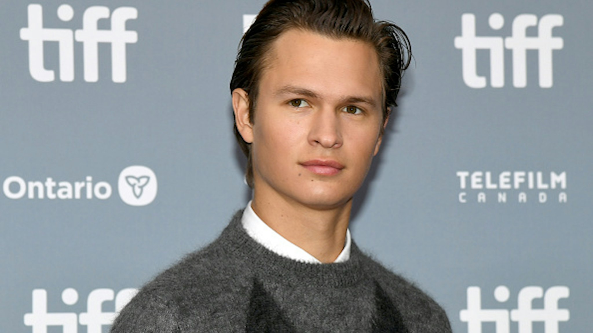 TORONTO, ONTARIO - SEPTEMBER 08: Ansel Elgort attends "The Goldfinch" press conference during the 2019 Toronto International Film Festival at TIFF Bell Lightbox on September 08, 2019 in Toronto, Canada.