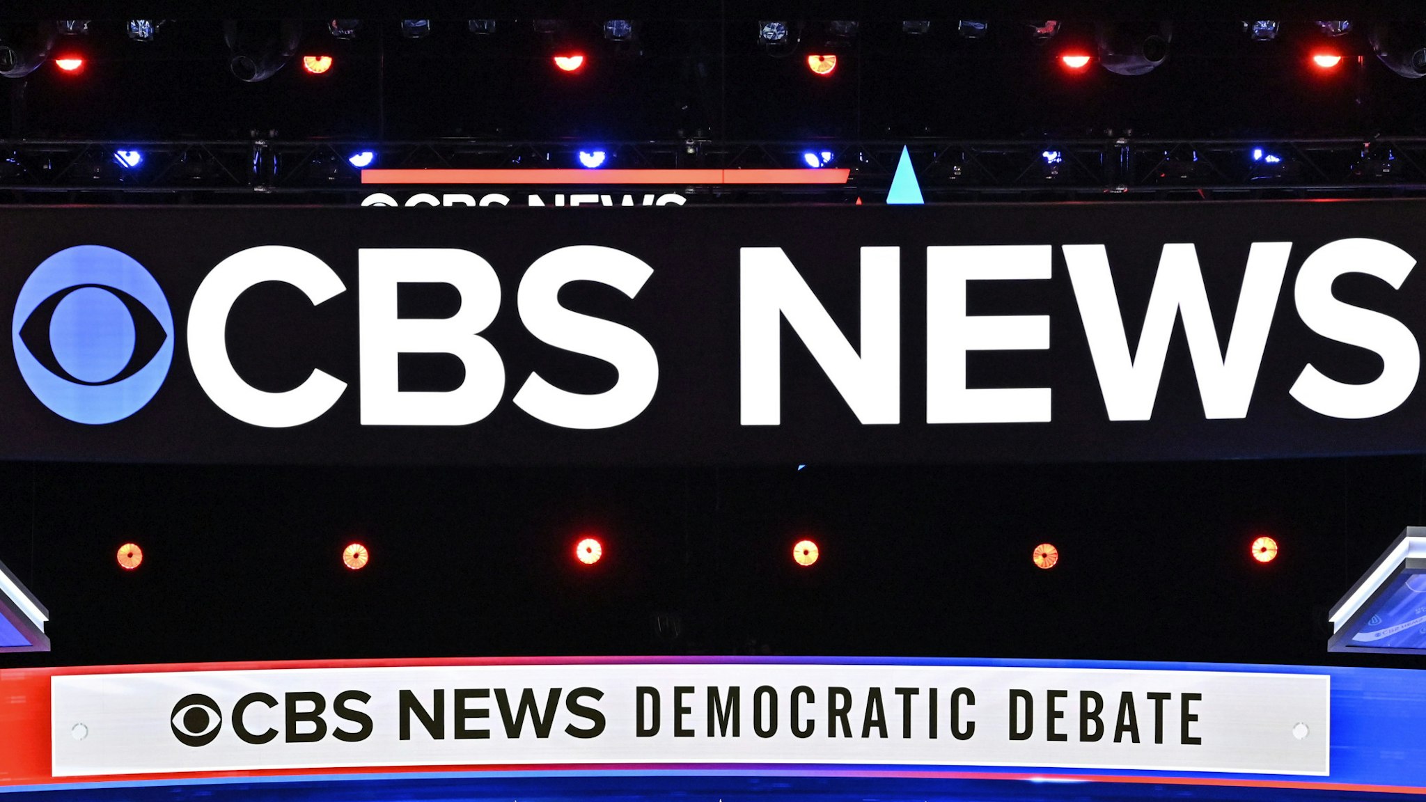 CHARLESTON - FEBRUARY 25: CBS News hosts the 2020 Democratic Debate in Charleston, SC on February 25, 2020.