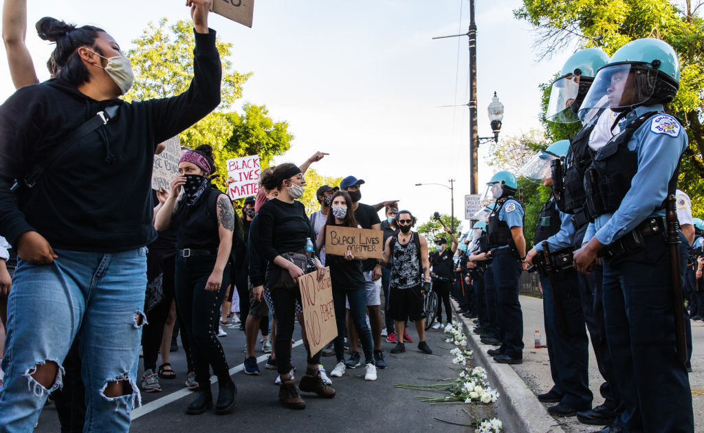 Six Days After Floyd S Death Chicago Suffers Most Violent Day Since   Chicago Protest 