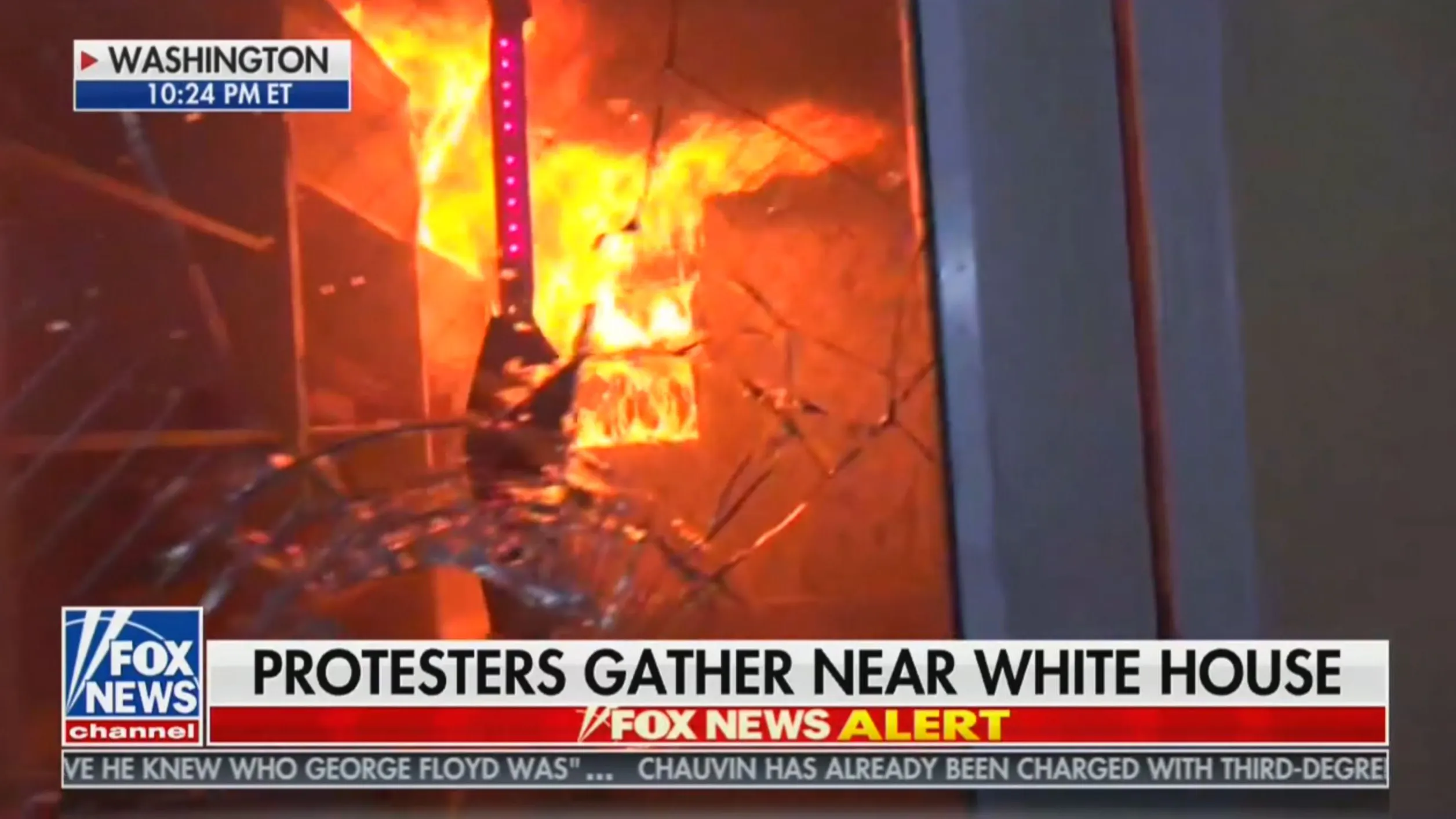 Iconic St. John’s Church Near White House Set On Fire As Riots Rage