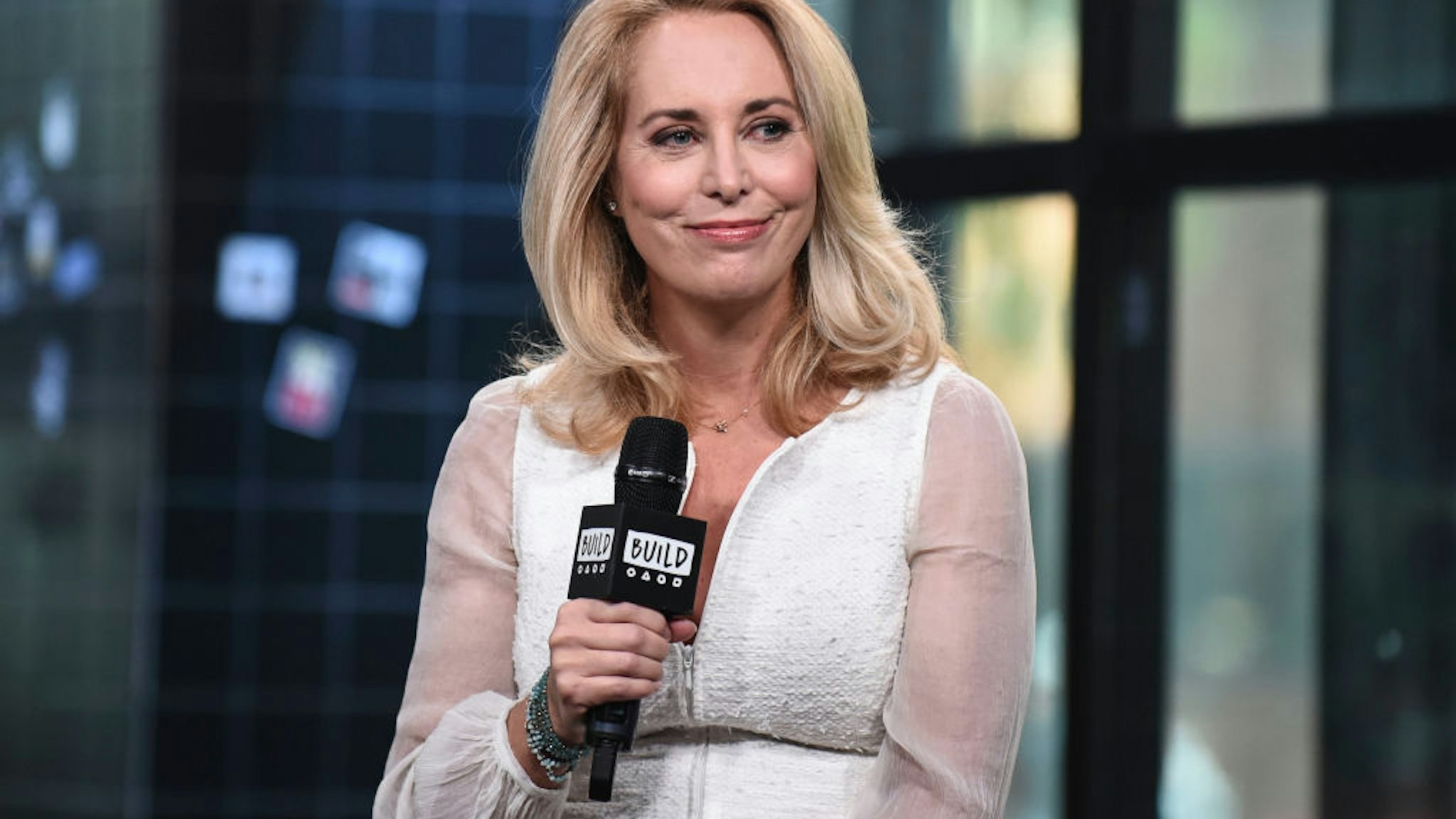 Valerie Plame attends the Build Series to discuss the film 'Fair Game' at Build Studio on October 24, 2018 in New York City.