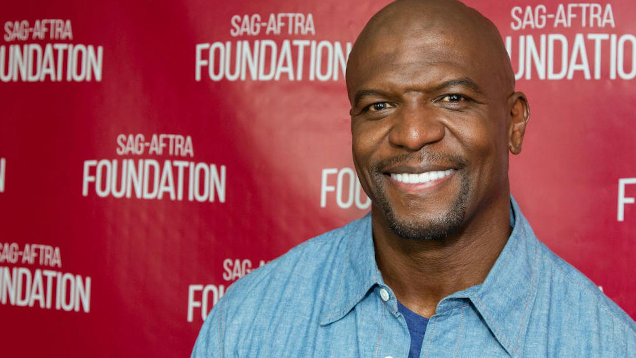 Terry Crews Actor Terry Crews attends SAG-AFTRA Foundation Conversations with Terry Crews at SAG-AFTRA Foundation Screening Room on June 13, 2019 in Los Angeles, California.
