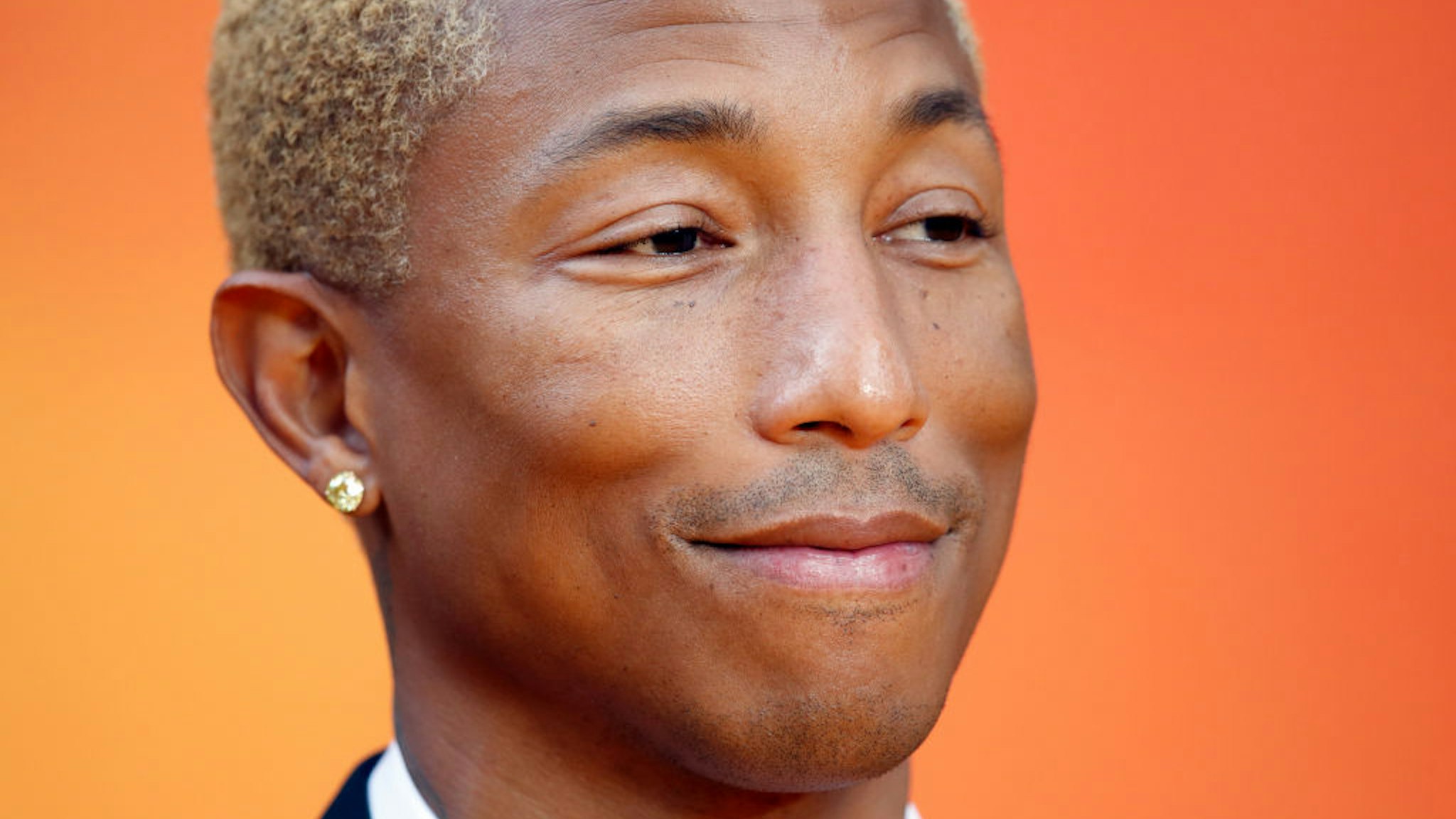 Pharrell Williams attends "The Lion King" European Premiere at Leicester Square on July 14, 2019 in London, England.