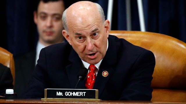 Rep. Louie Gohmert, R-Texas, votes no on the second article of impeachment as the House Judiciary Committee holds a public hearing to vote on the two articles of impeachment against U.S. President Donald Trump in the Longworth House Office Building on Capitol Hill December 13, 2019 in Washington, DC.