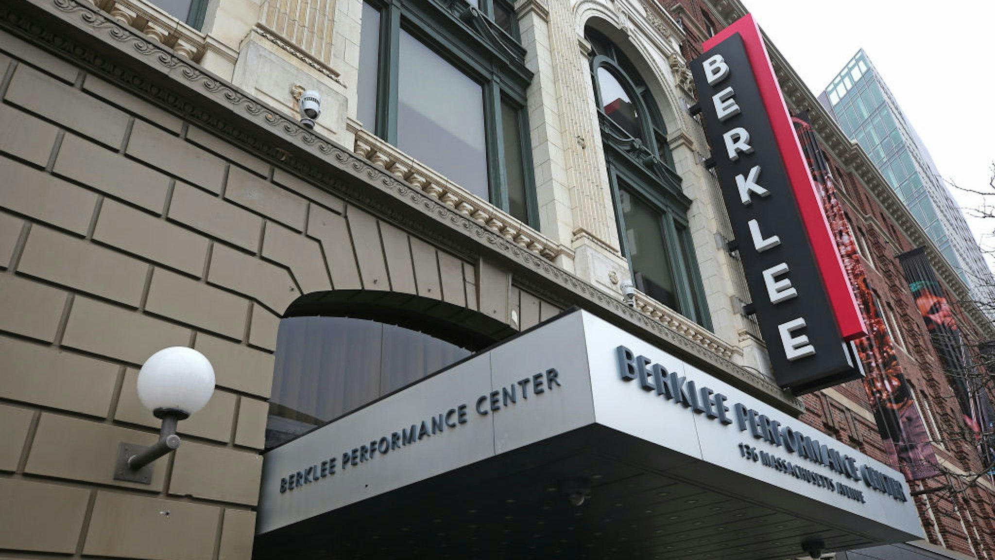 The Berklee Performance Center building at 136 Massachusetts Avenue at the Berklee College of Music campus in Boston is pictured on March 17, 2020.