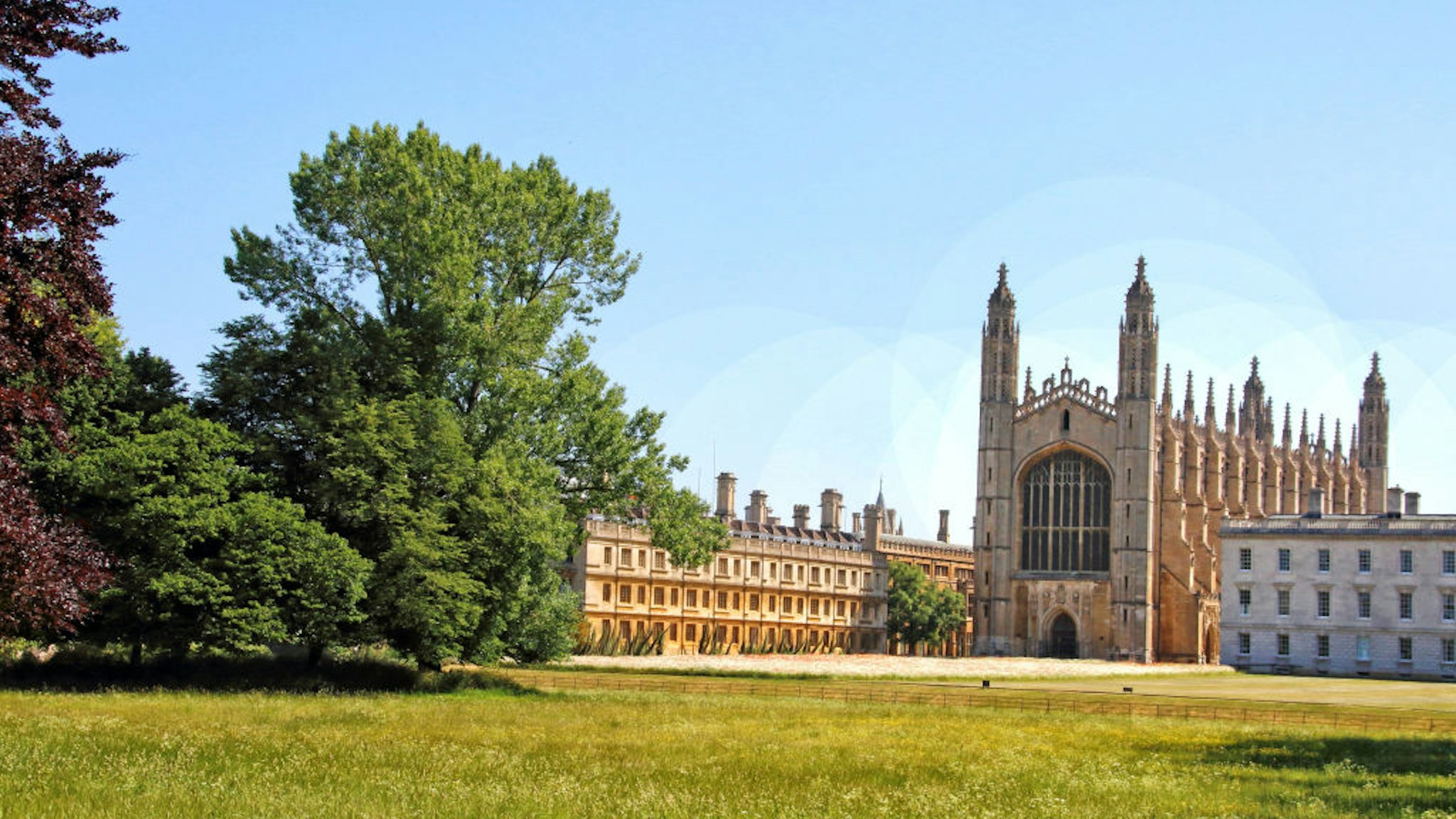 Kings College, Cambridge is pictured deserted due to the coronavirus outbreak. Cambridge University has announced that there will be no face-to-face lectures over the course of the next 2020/2021 academic year due to COVID-19.
