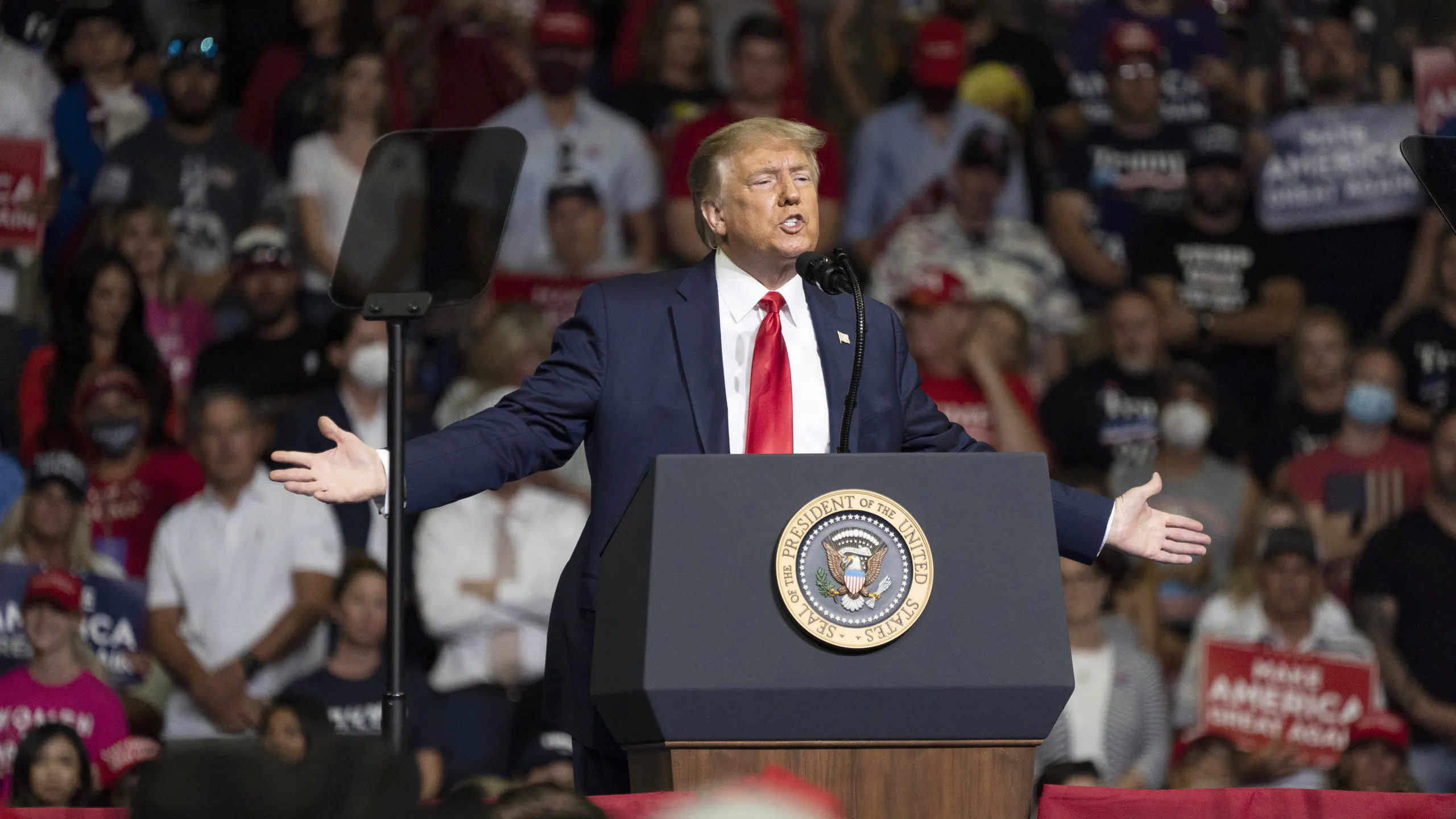 REPORT: President Trump ‘Furious’ Over Low Rally Turnout, Eyes Campaign Shakeup