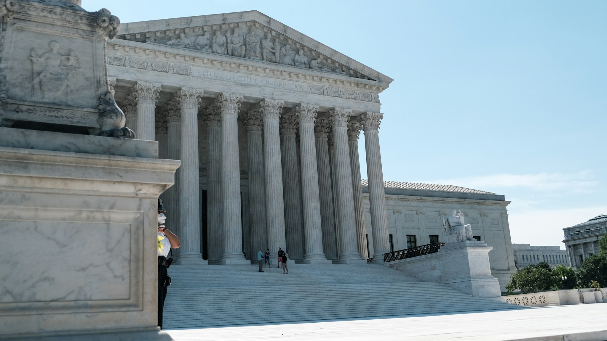 WASHINGTON, DC - JUNE 25: The U.S. Supreme Court building is seen on June 25, 2020 in Washington, DC. The Supreme Court is expected to issue a ruling on abortion rights soon. (Photo by Michael A. McCoy/Getty Images)
