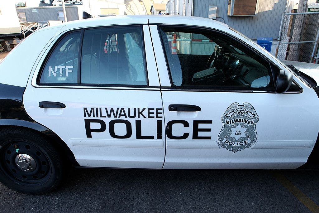 A Milwaukee Police Car, sits parked at the Henry W. Maier Festival Park(Summerfest Grounds) in Milwaukee, Wisconsin on AUGUST 30, 2013.