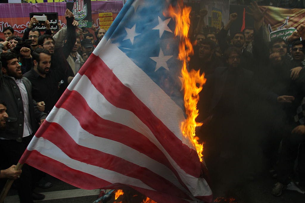American Activist Chants ‘Death to America! Death To Israel!’ At Tehran Rally