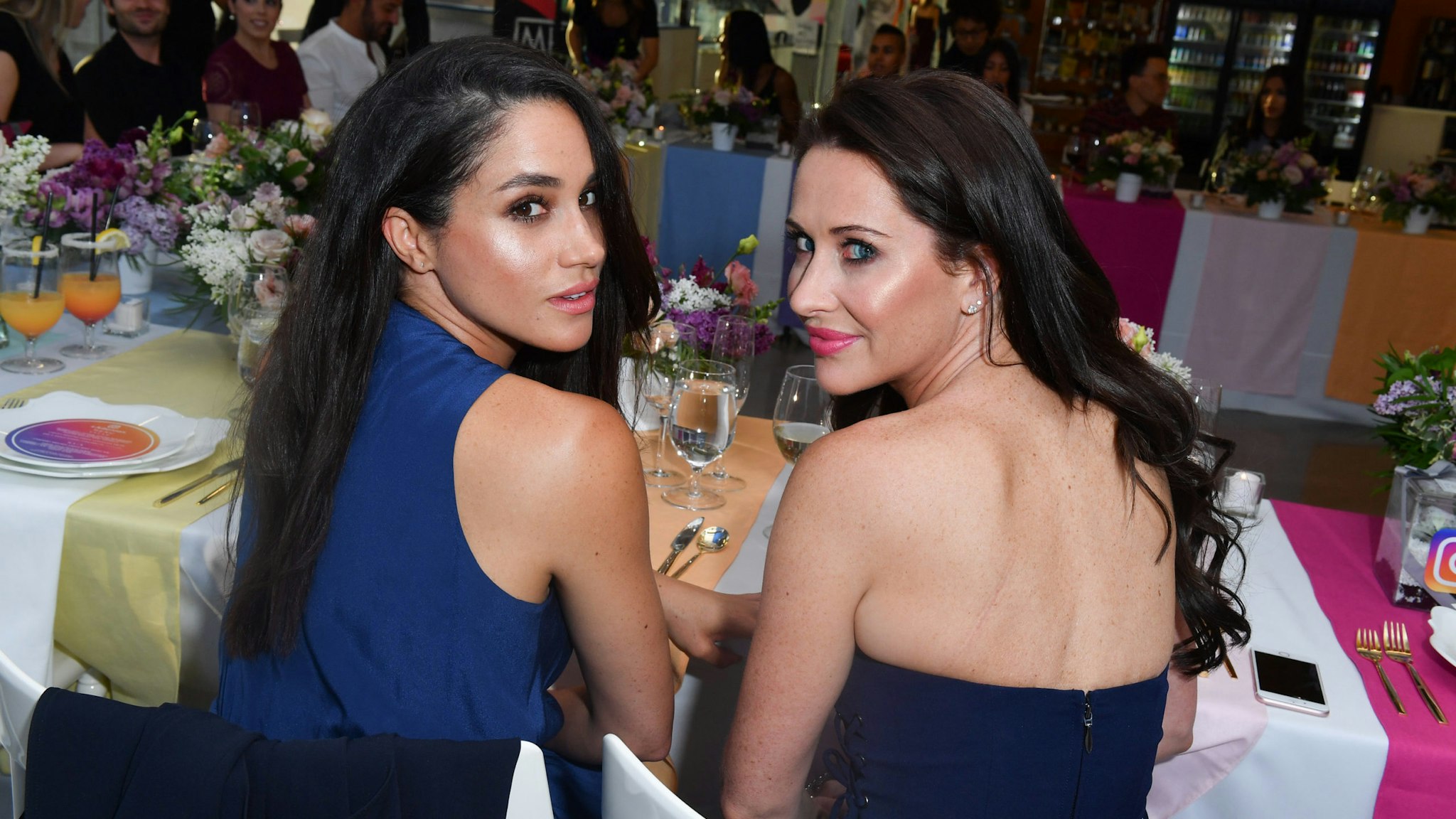 TORONTO, ON - MAY 31: Actress Meghan Markle and Jessica Mulroney attend the Instagram Dinner held at the MARS Discovery District on May 31, 2016 in Toronto, Canada. (Photo by George Pimentel/WireImage)