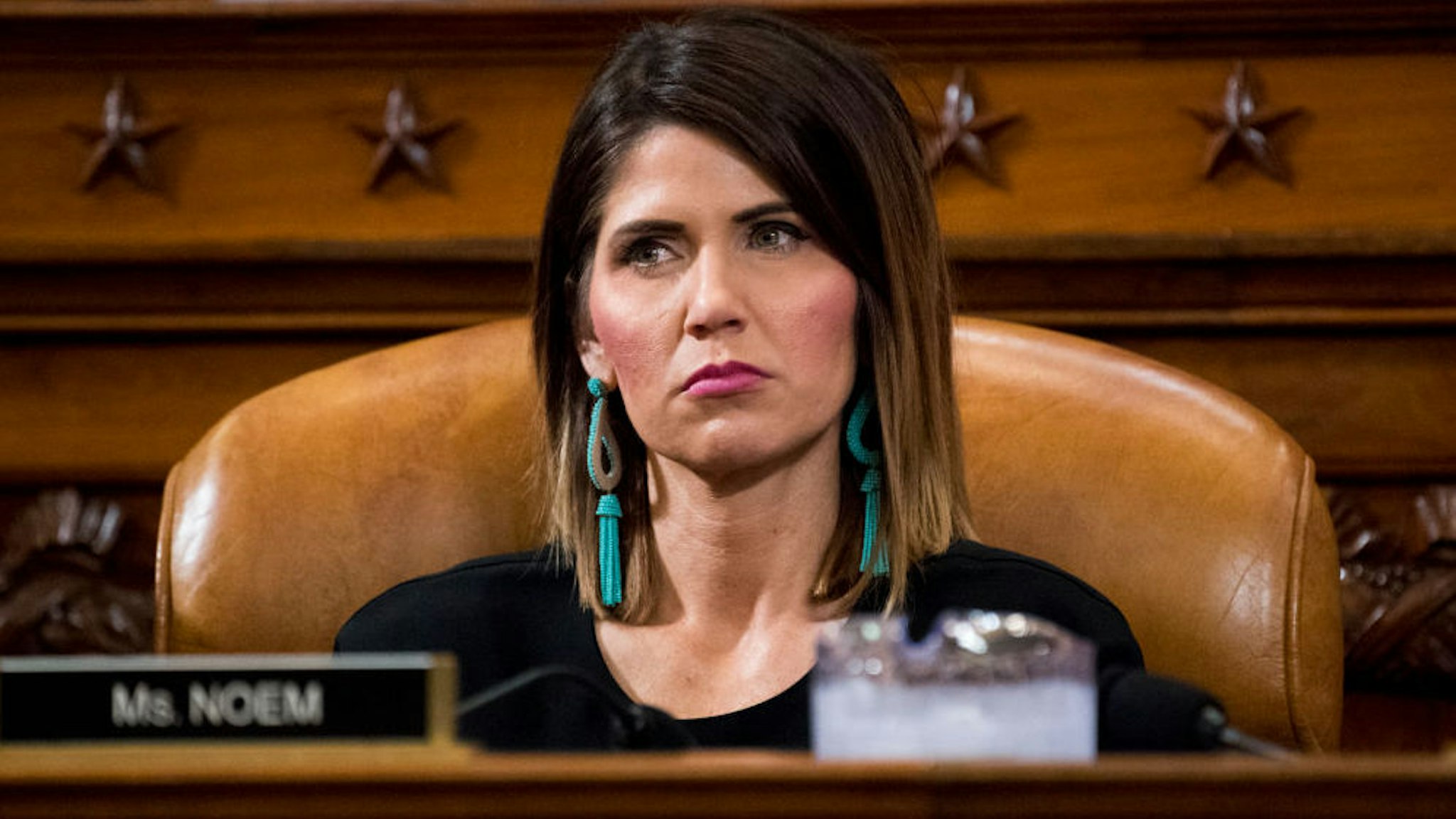 Rep. Kristi Noem, R-S. Dak., listens during the House Ways and Means Committee hearing on President Trumps budget proposals for fiscal year 2018 on Wednesday, May 24, 2017.