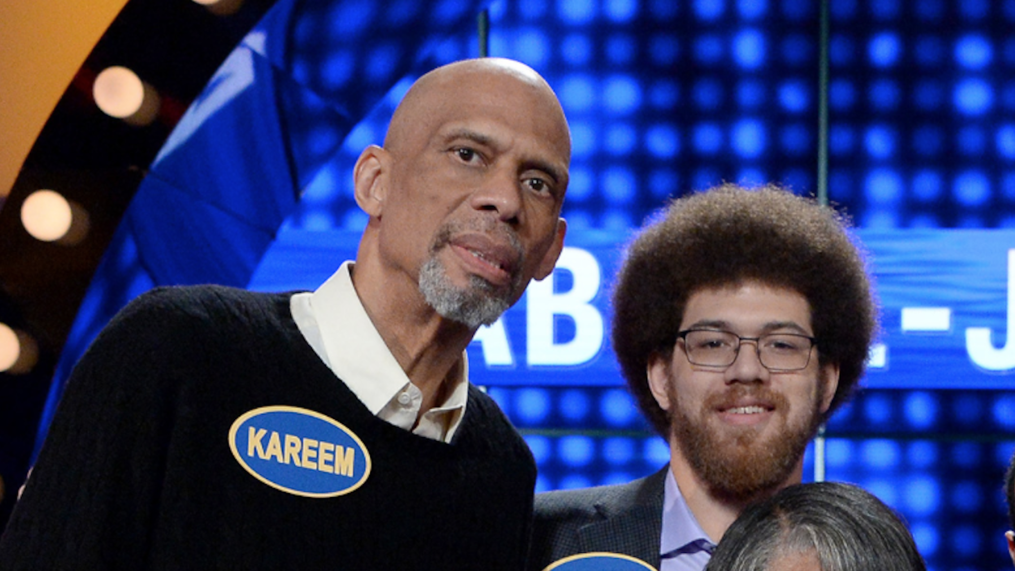 CELEBRITY FAMILY FEUD - "Harvey Family Men vs Harvey Family Women and Kareem Abdul-Jabbar vs Ralph Sampson"- The celebrity teams competing to win cash for their charities features Steve Harvey's wife, Marjorie Harvey, leading a team with their sons and sons-in-law, and the other team will be led by Mrs. Harvey's mother and the Harvey daughters. In a separate game, family members from the NBA's all-time leading scorer and six-time NBA champion Kareem Abdul-Jabbar will take on retired NBA Legend Ralph Sampson and his family. This episode of "Celebrity Family Feud" airs SUNDAY, JUNE 25 (8:00-9:00 p.m. EDT), on The Walt Disney Television via Getty Images Television Network..