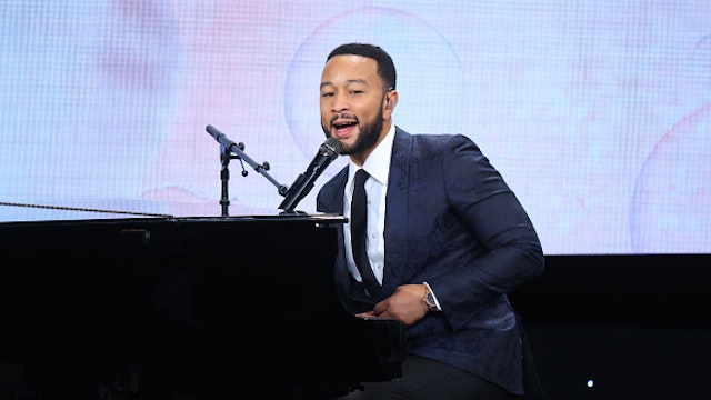BEVERLY HILLS, CALIFORNIA - MARCH 05: Recording artist John Legend performs onstage during The Alliance For Children's Rights 28th Annual Dinner Honoring Karey Burke And Susan Saltz at The Beverly Hilton Hotel on March 05, 2020 in Beverly Hills, California.